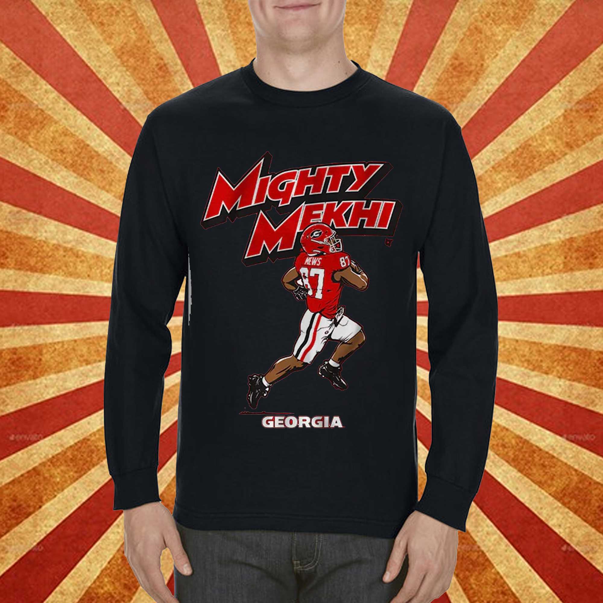 Georgia Football Mighty Mekhi Mews Shirt Sweatshirt 